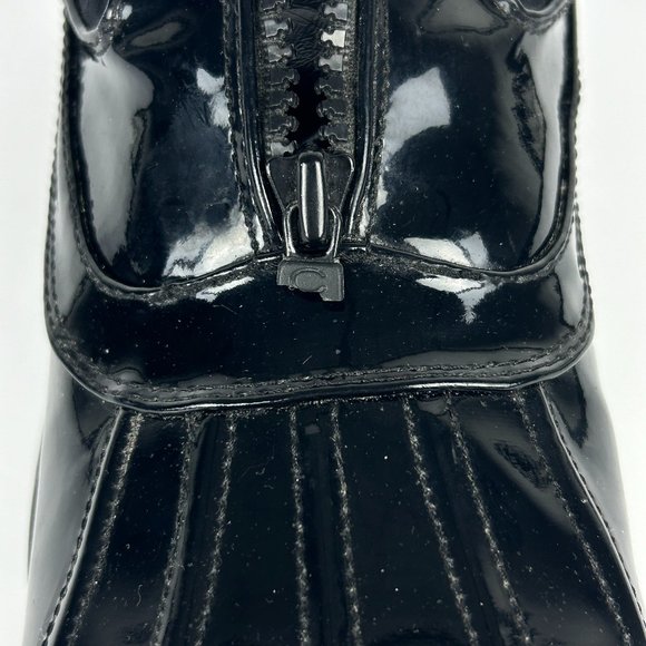 Cougar Haley Rain Shoes Women Size 9M Sport‎ Waterproof Black Zip Up *Flaw - Picture 2 of 14